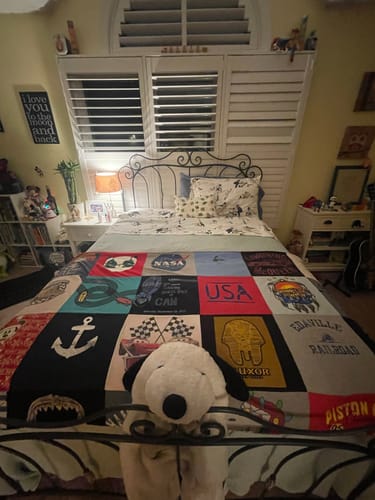 Customer photo review of Project Repat T-Shirt Quilt