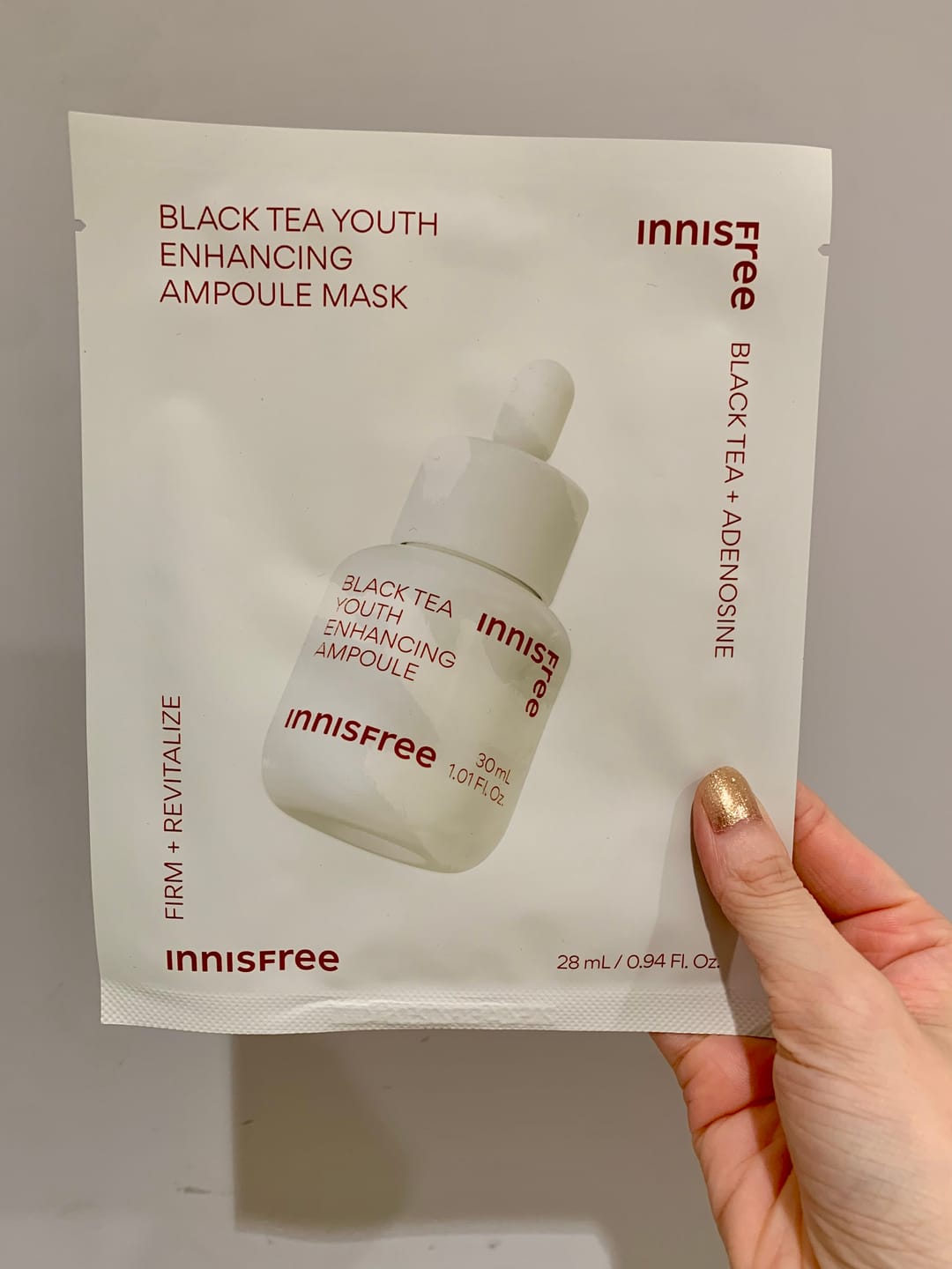 Customer photo review of ブラックティー　ユース　マスクシート