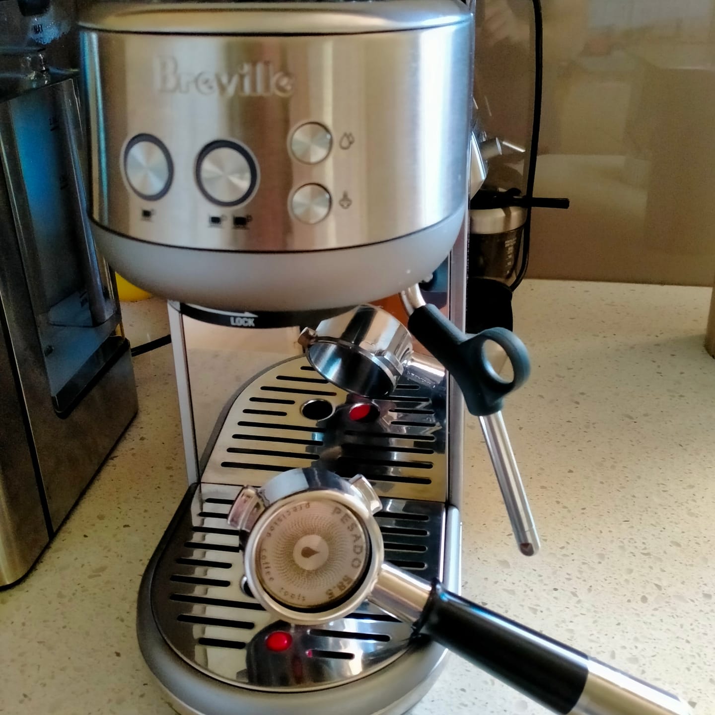 Customer photo review of Bottomless Breville 54/58 Portafilter (Hybrid)