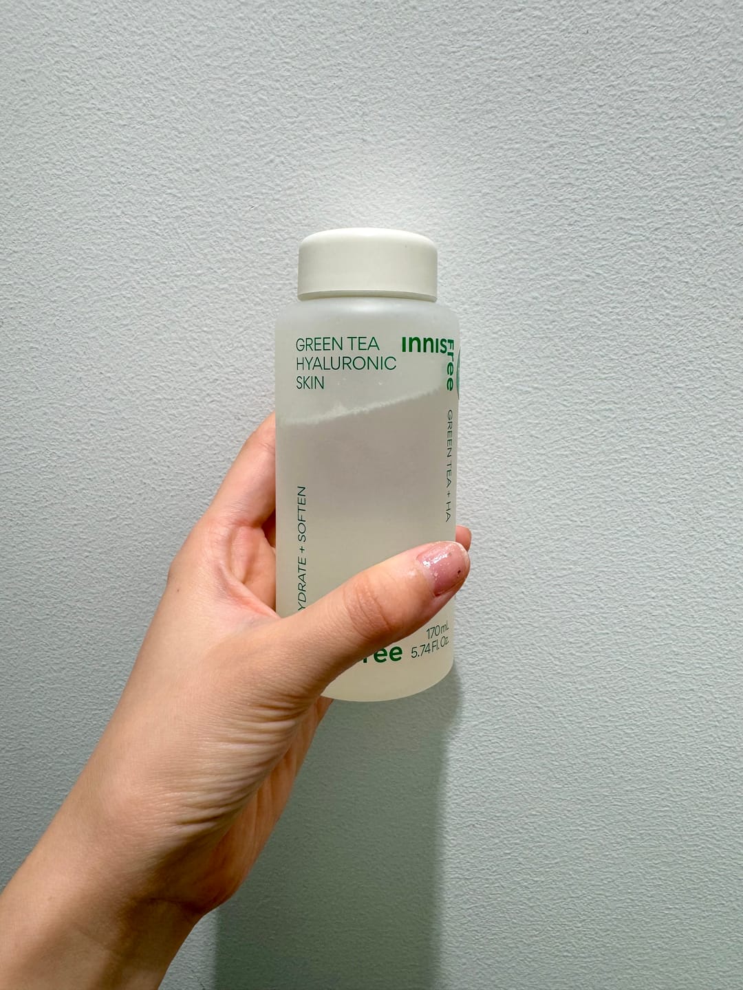 Customer photo review of グリーンティー　ヒアルロン　スキン