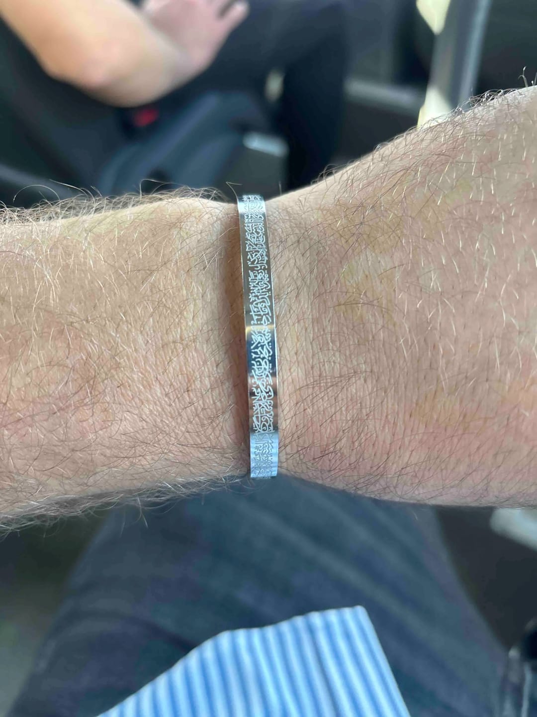 Customer photo review of Ayetel Kürsi Bileklik - Paslanmaz Çilek