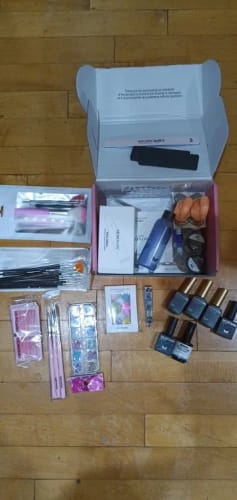 Customer photo review of Acrylic Nail Kit