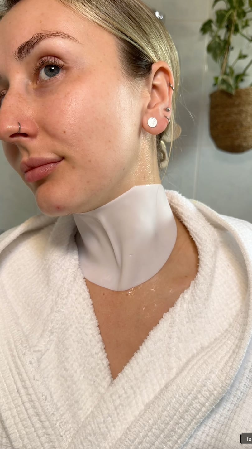 Customer photo review of Maschere Collo Aurealface™