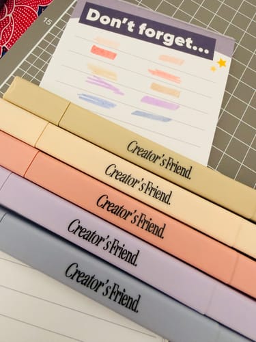 Customer photo review of Zero-Bleed Highlighters Pack-6