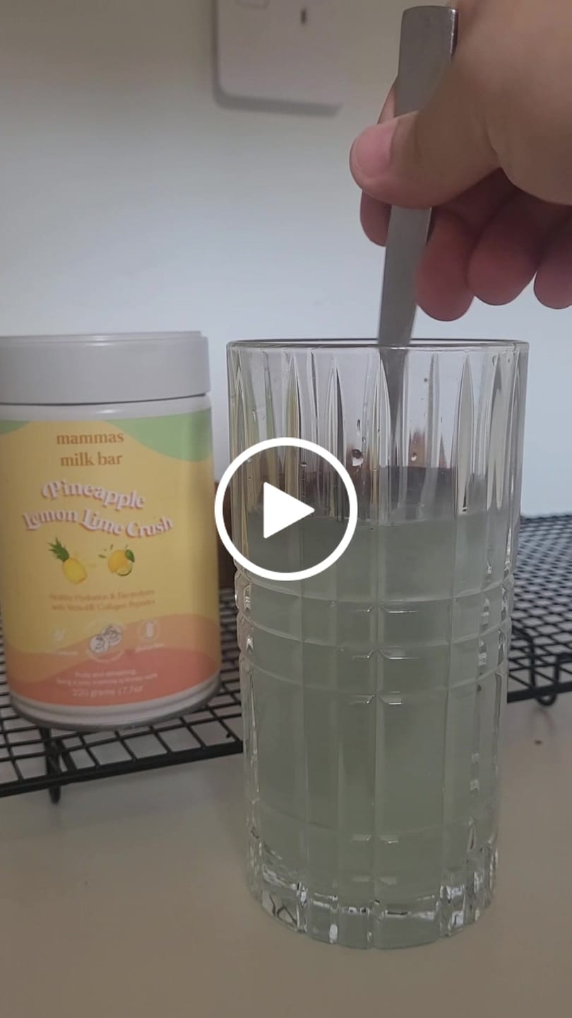 Customer video review of Pineapple Lemon & Lime Crush Hydration Electrolyte Drink with Verisol® Collagen