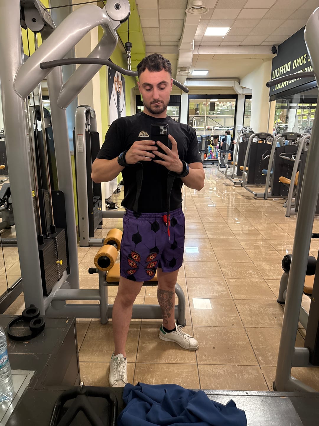 Customer photo review of Top Rank Demon Mesh Shorts