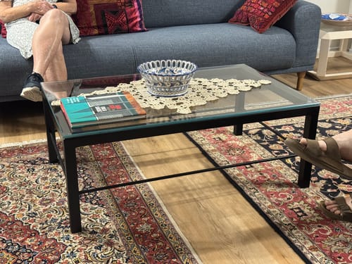 Customer photo review of זכוכית מחוסמת לפי מידה