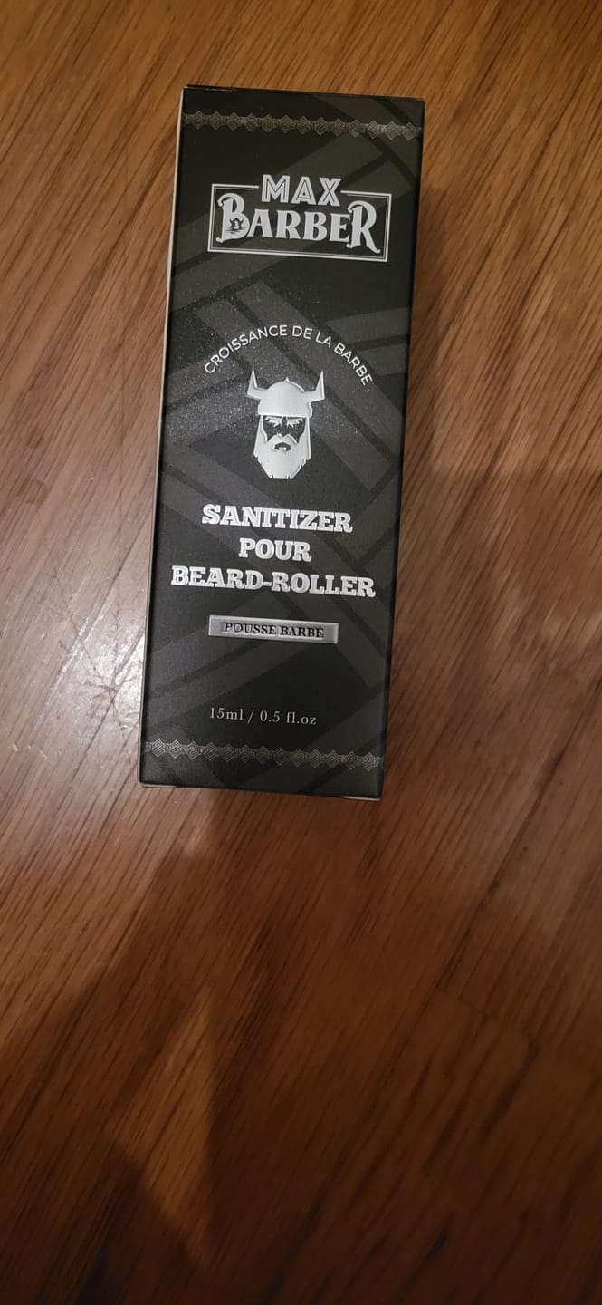 Customer photo review of Sanitizer | Désinfectant pour Beard-Roller