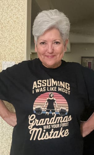 Customer photo review of Average Grandma T-Shirt