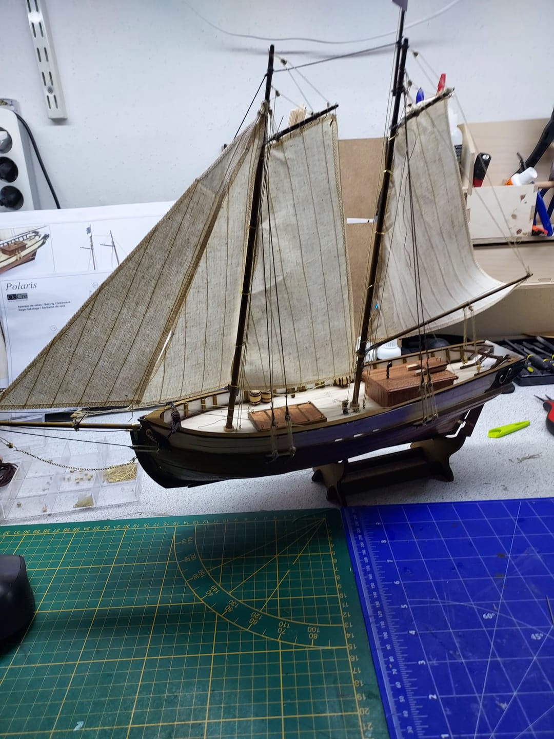 Customer photo review of Maqueta Barco Polaris Starter Pack