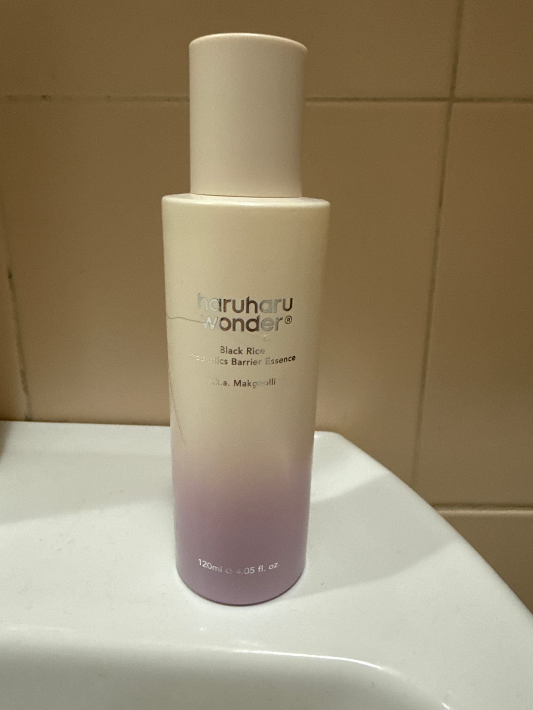 Customer photo review of [haruharuwonder] Black Rice Probiotics Barrier Essence 120ml