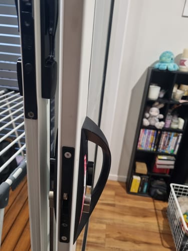 Customer photo review of Patio Pet Door Insert