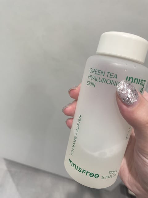 Customer photo review of グリーンティー　ヒアルロン　スキン
