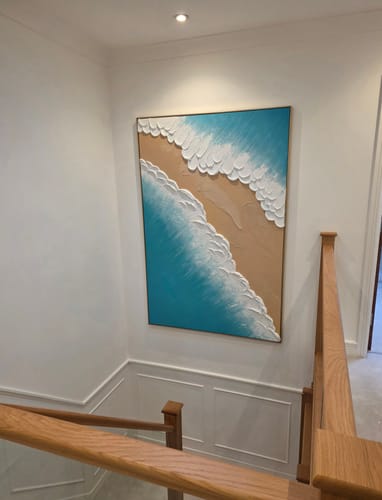 Customer review photo for Plaster Art Texture Painting #SG023