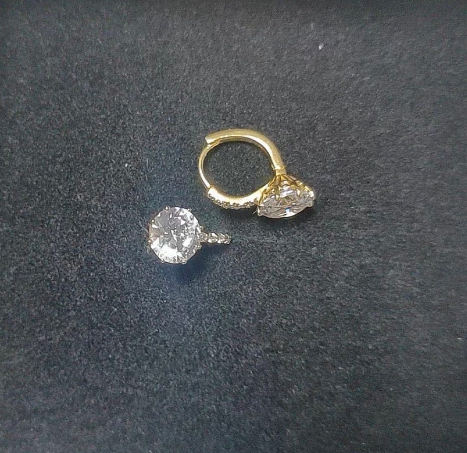 Customer photo review of Anna Earrings