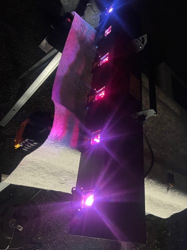 Customer photo review of MOKA SFX MK-LS09 6 Eyes Full Color Animation Laser Lights