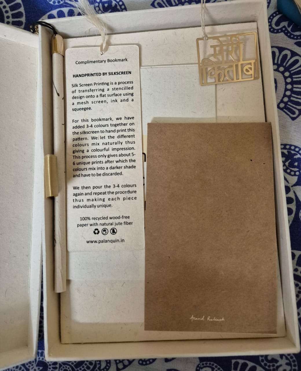 Customer photo review of Gift Box Meri Kitab & Pencil Charm