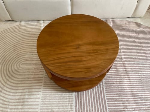 Customer photo review of Rustic Large Wooden Sculpture For Furniture Art Feature