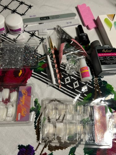 Customer photo review of Acrylic Nail Kit