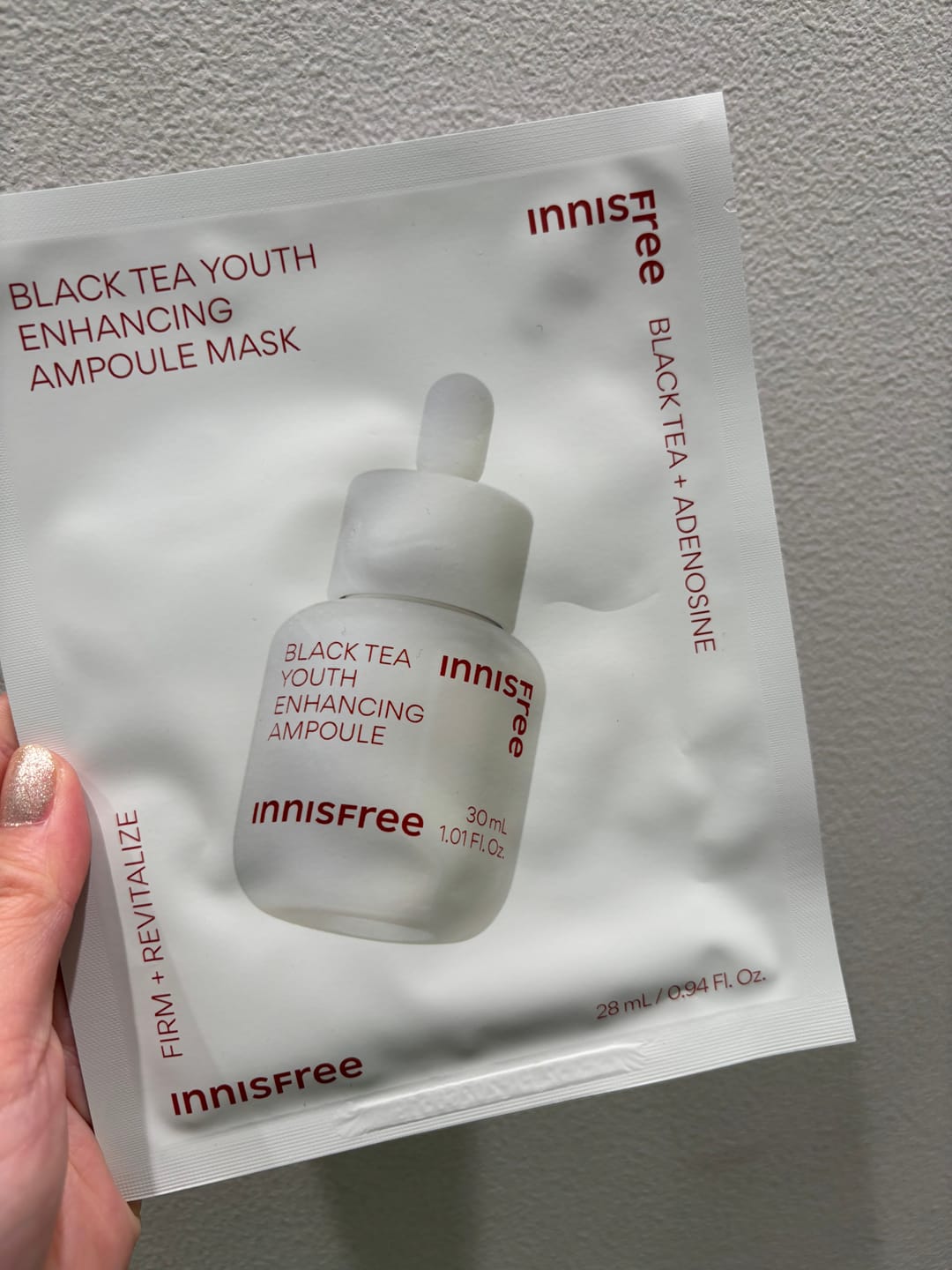 Customer photo review of ブラックティー　ユース　マスクシート