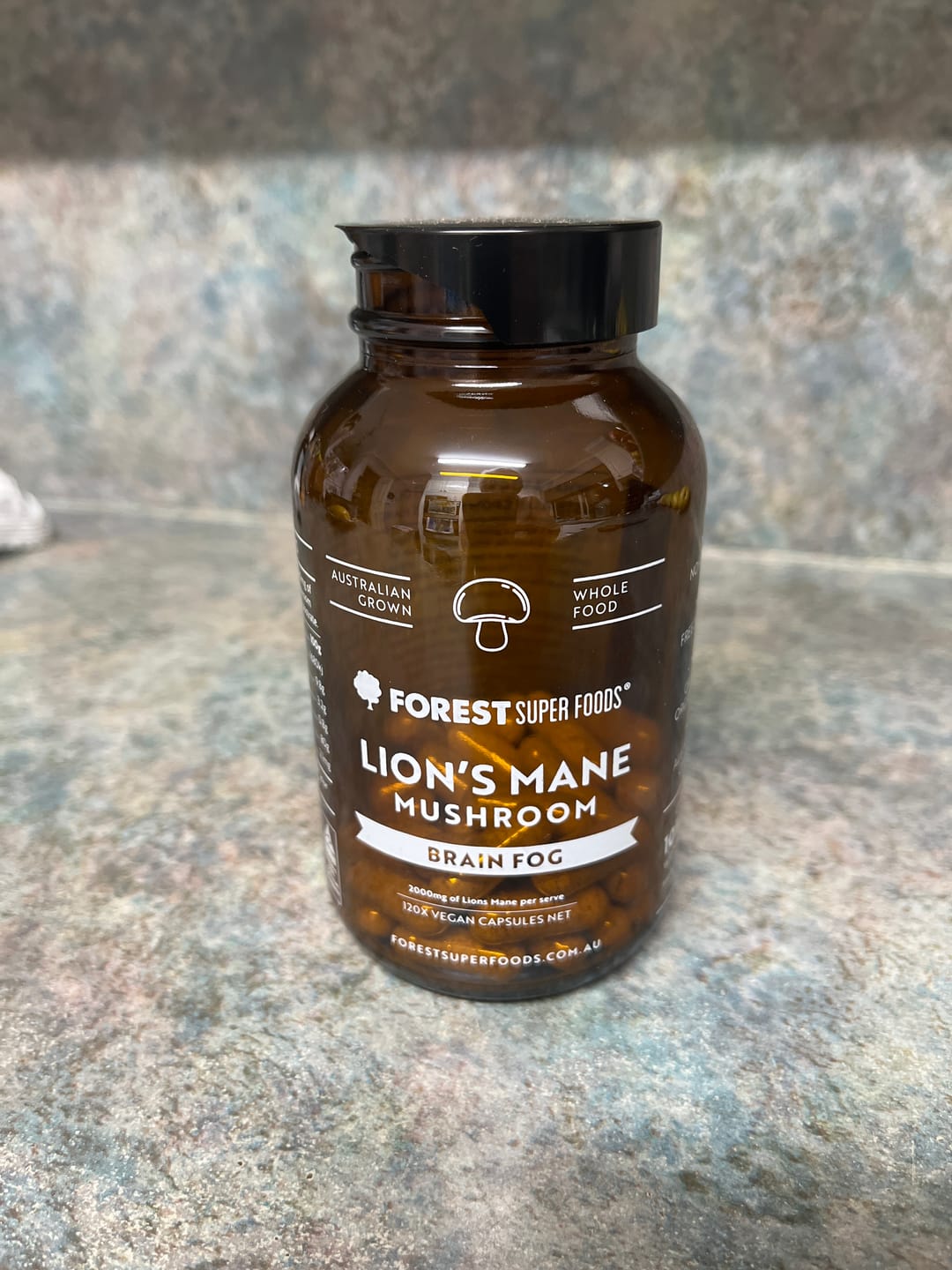 Customer photo review of Lions Mane Whole Mushroom Capsules