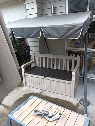Customer photo review of Eden Garden Bench