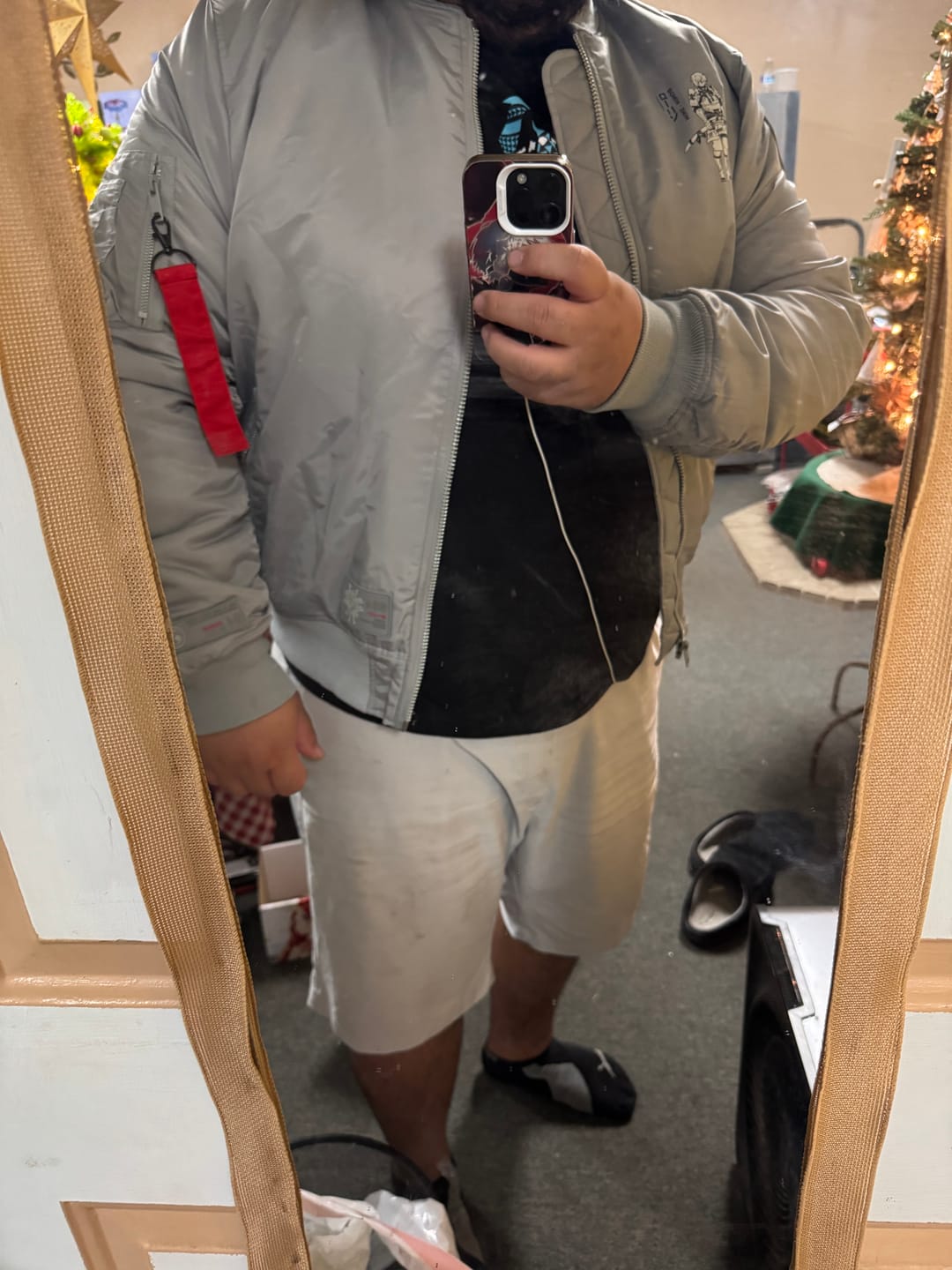 Customer photo review of Ronin MA-1  Bomber Jacket (Slim Fit)