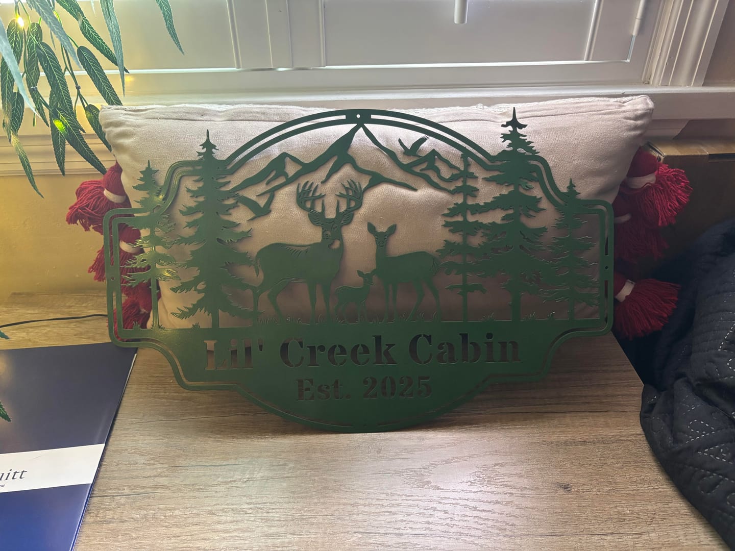 Customer photo review of Forest View Metal Sign