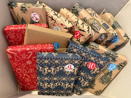 Customer photo review of Fiction Advent Calendar