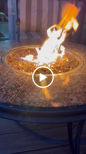 Customer video review of COPPER REFLECTIVE CRUSHED GLASS