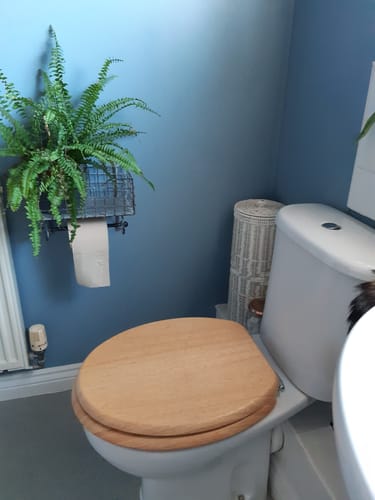 Customer photo review of Unbleached Bamboo Toilet Paper