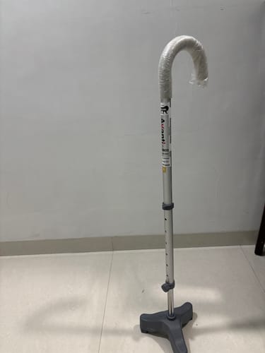 Customer photo review of Avanti U Shape Tripod Stick for Physically Challeged | Light Weight & Adjustable Height (Grey)