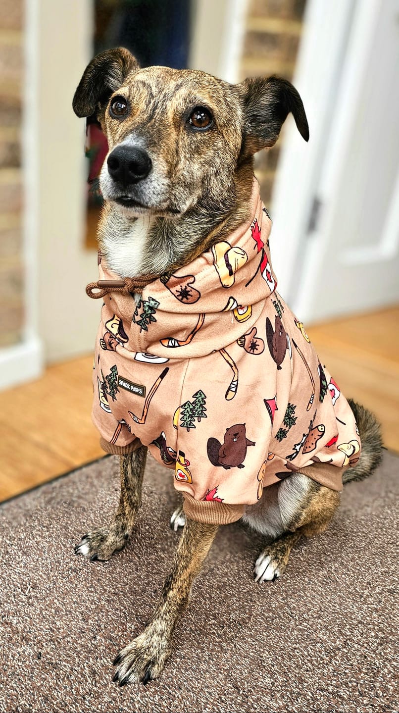 Customer photo review of Canada Dog Hoodie