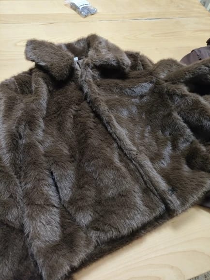 Customer photo review of Alexandra Faux Fur Jacket