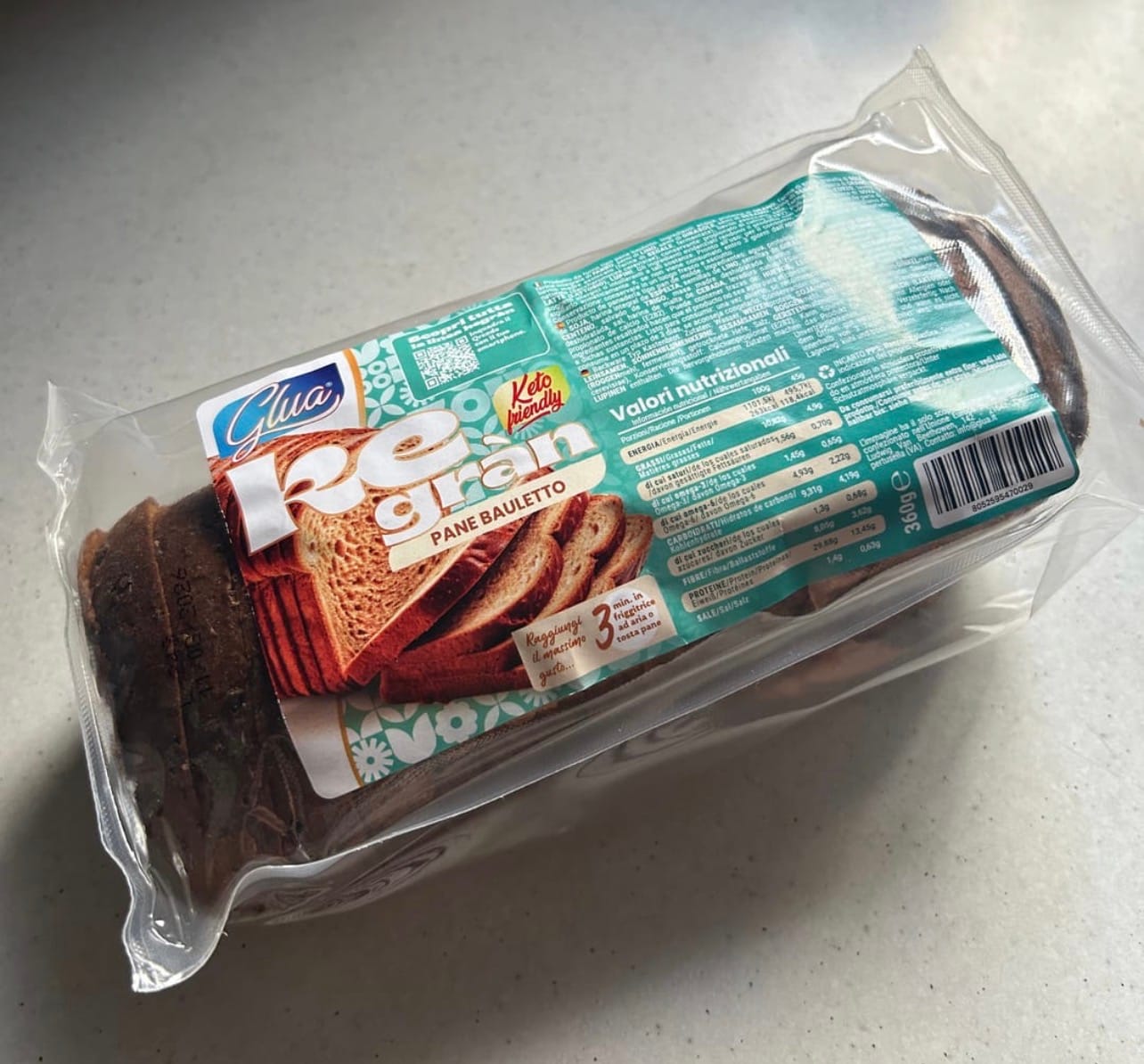 Customer photo review of Pane proteico Bauletto