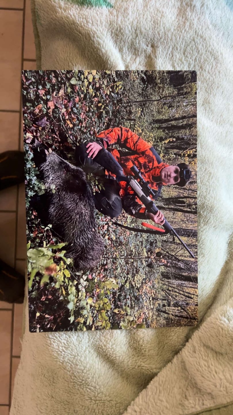 Customer photo review of Poster métallique personnalisable