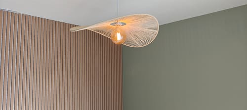 Customer photo review of Panneau acoustique en bois | Chêne Naturel avec Feutre Gris | De première qualité