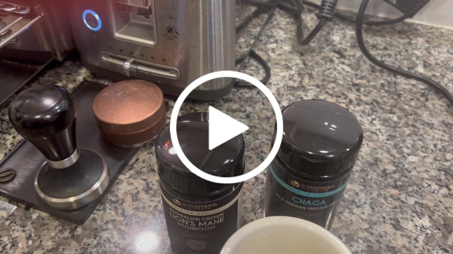 Customer video review of Australian Grown Lion's Mane Mushroom Powder