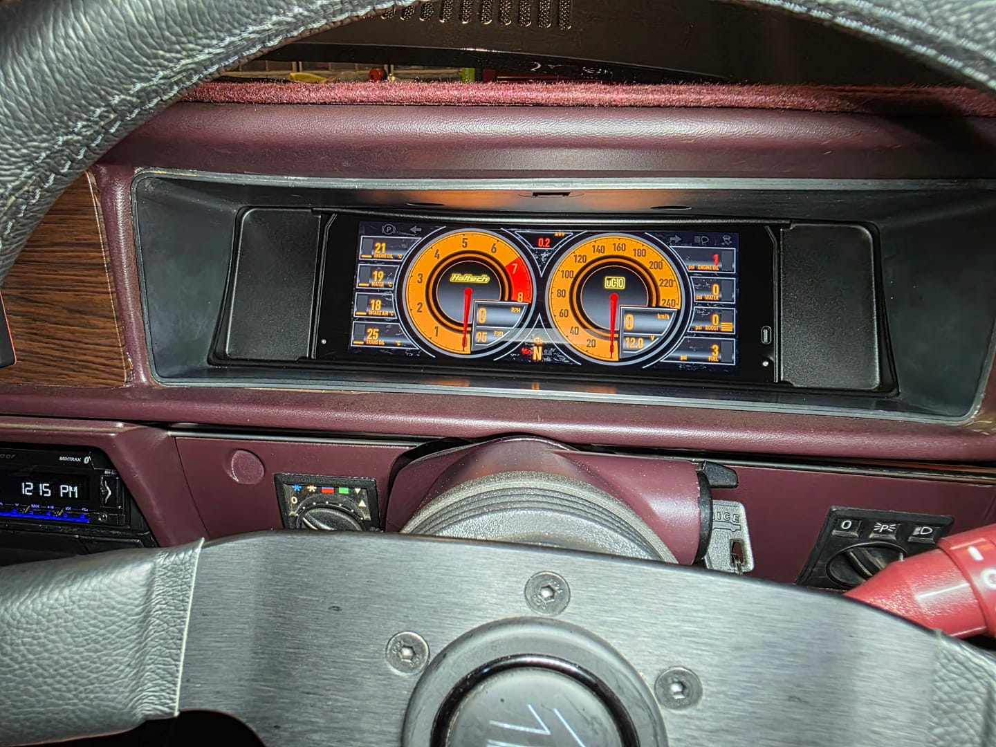 Customer photo review of Holden Commodore VB, VC, VH Dash Cluster Mount
