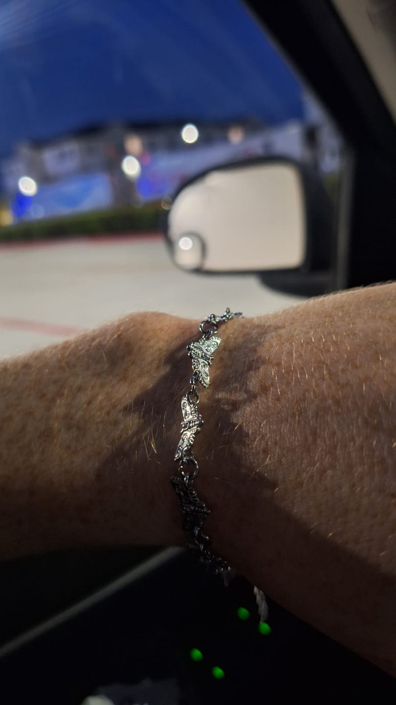 Customer photo review of MOTH BRACELET