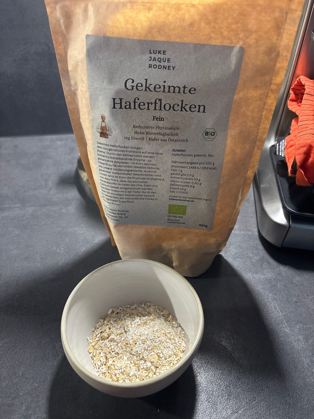 Customer photo review of Gekeimte Haferflocken