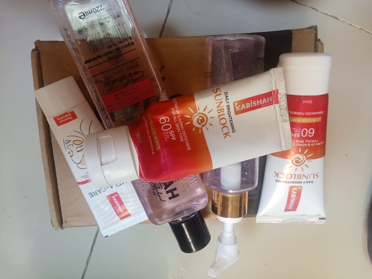 Customer photo review of Flawless Glow Kit