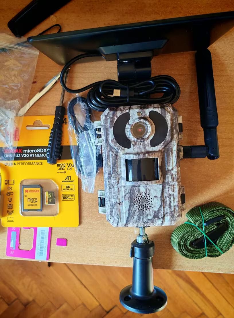 Customer photo review of Caméra De Chasse Solaire 4G + Application Mobile
