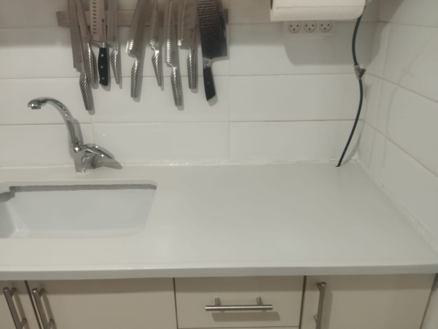 Customer photo review of ערכה לחידוש משטחי עבודה ושיש HOME Countertop Coating