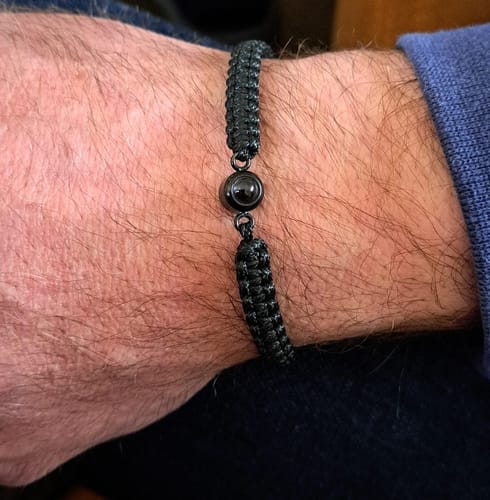 Customer photo review of Pulsera personalizada con foto | Proyección de fotos