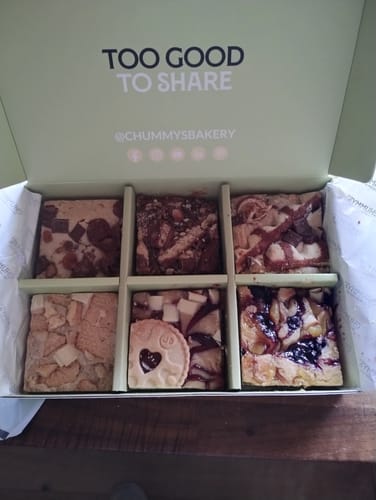 Customer photo review of Mixed Box of Postal Blondies Delivered To Your Door
