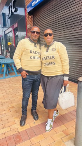 Customer photo review of Kaizer Chiefs Long Sleeve Knitted Jersey-Butter