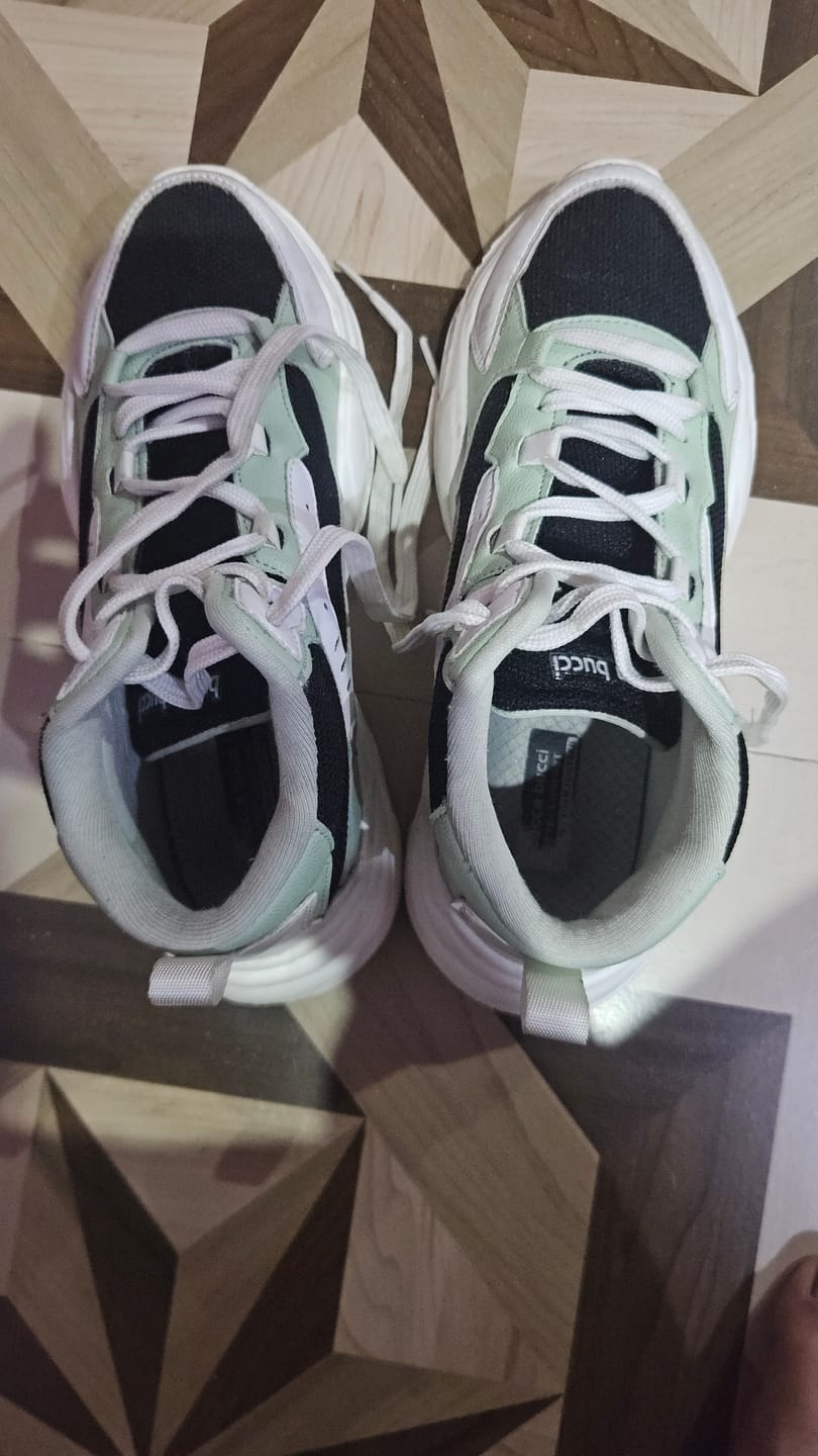 Customer photo review of Bacca Bucci NYRA Mid-top Platform Fashion Sneakers For Women | StreetWear Chunky Sneakers