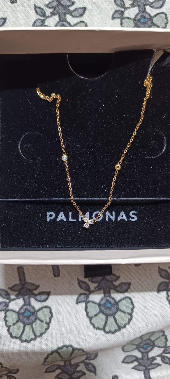 Customer photo review of Trio of Twinkle Necklace