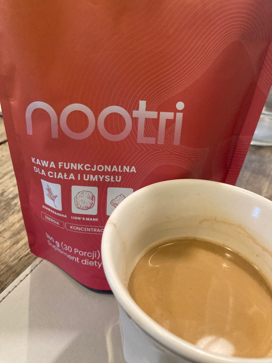 Customer photo review of Nootri - Twój Nowy Poranny Rytuał (30 porcji)
